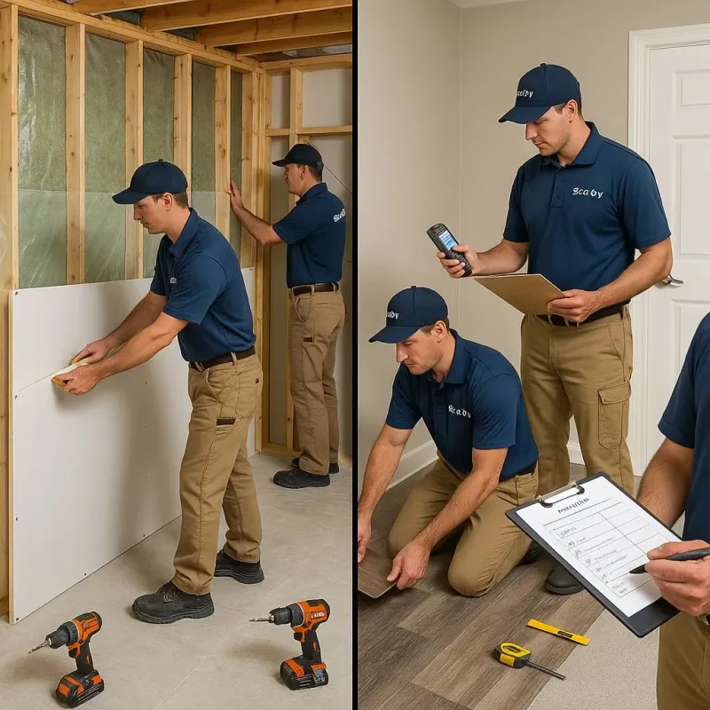 Repairs and Reconstruction process in Reynolds Heights, PA